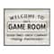 Stupell Industries Welcome To Game Room Framed Giclee Art
